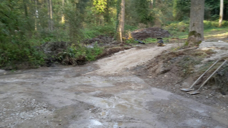  sgwhindernissen Waterbak aangelegd in België, bij Kris Vervaecke